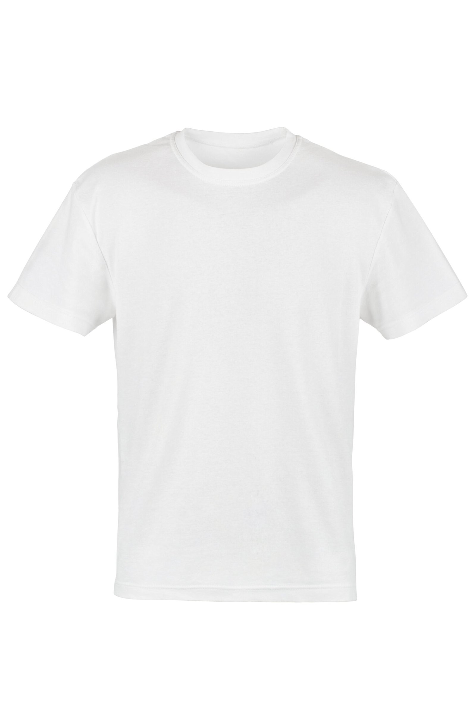 white T shirt isolated
